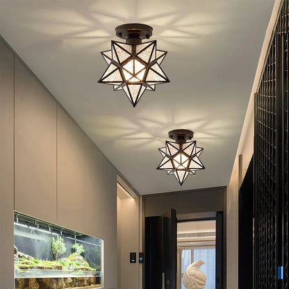 Classic Star Shaped Pendant Lamp
