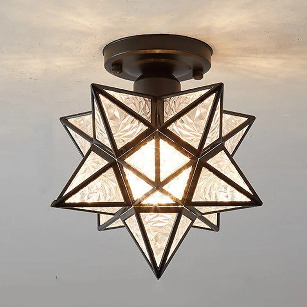 Classic Star Shaped Pendant Lamp