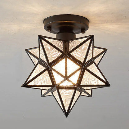 Classic Star Shaped Pendant Lamp