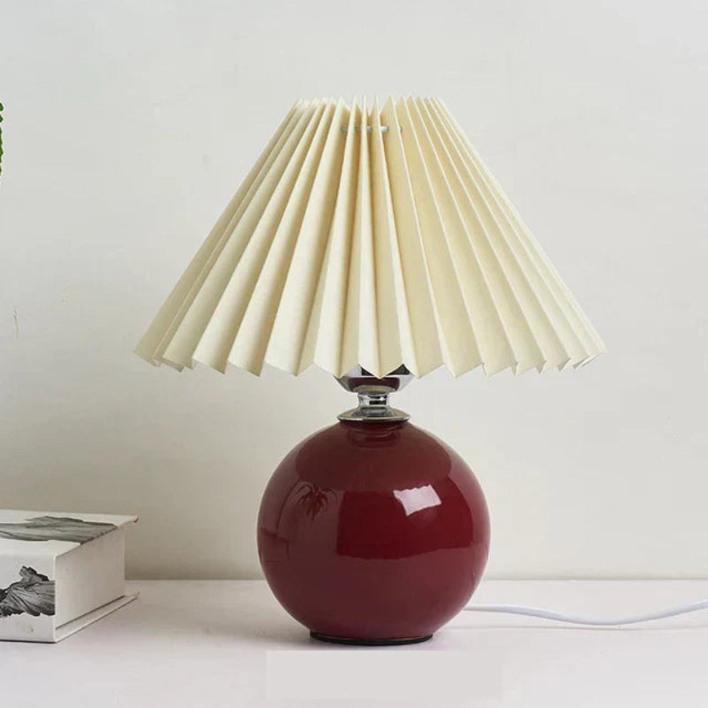 Classic Table Lamp with Soft Shade - Pexav