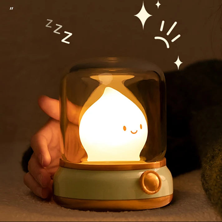 Vintage USB Night Light with Dimmable Function – Retro Decorative Lamp for Bedroom and Children’s Room 3