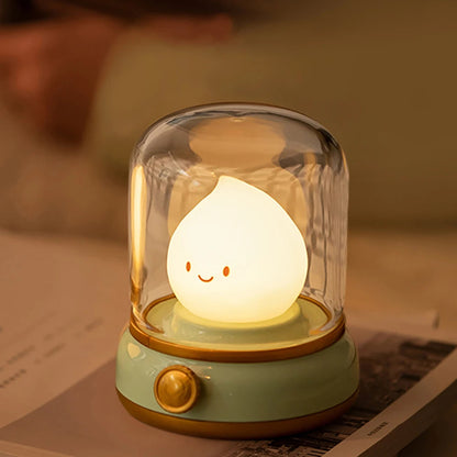 Vintage USB Night Light with Dimmable Function – Retro Decorative Lamp for Bedroom and Children’s Room 7