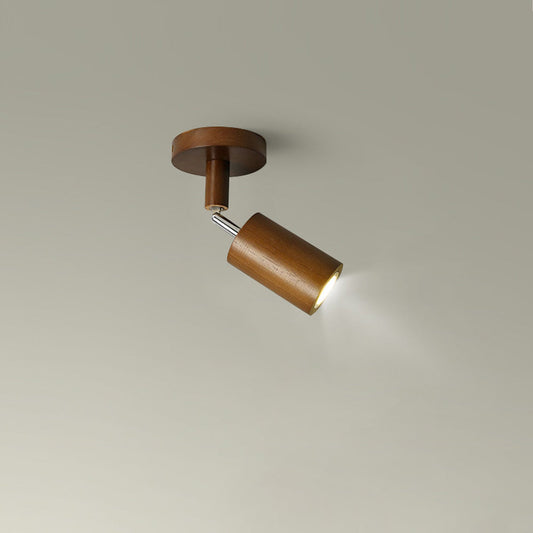 Rustic Wooden LED Ceiling Light Fixture - Pexav