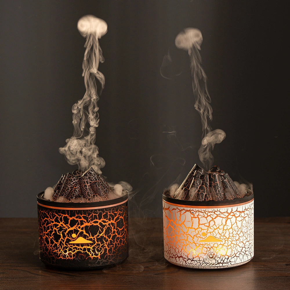 Volcano Humidifier with Cool Mist and Color Changing Lights – Aromatherapy Air Humidifier for Bedroom and Wellness 2