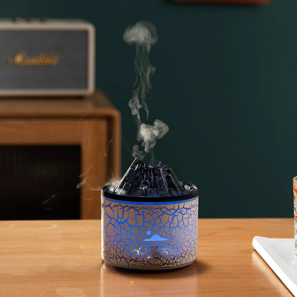 Volcano Humidifier with Cool Mist and Color Changing Lights – Aromatherapy Air Humidifier for Bedroom and Wellness 6
