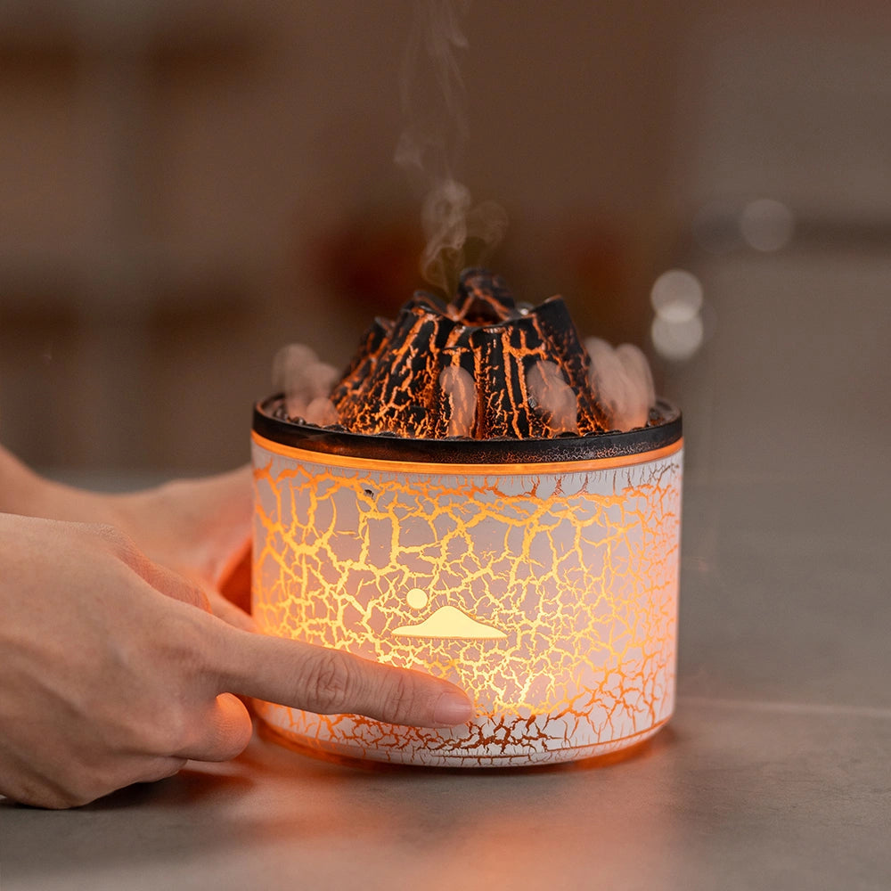 Volcano Humidifier with Cool Mist and Color Changing Lights – Aromatherapy Air Humidifier for Bedroom and Wellness 7