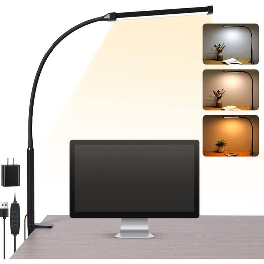 Adjustable LED Table Lamp with Flexible Arm - Pexav