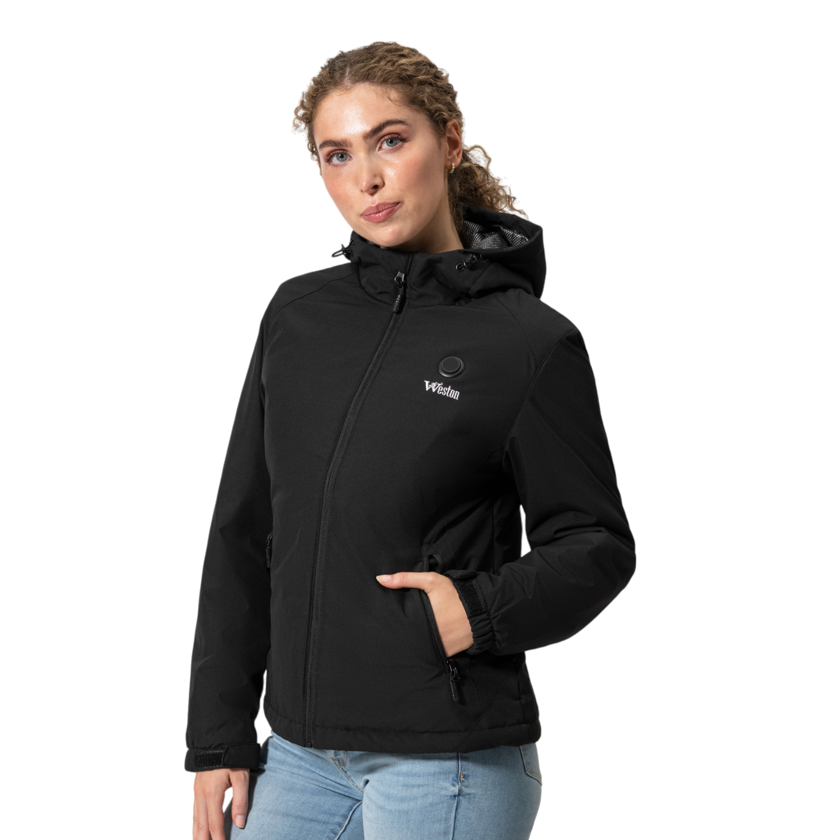 Warm Women's Electric Coat with Rechargeable Battery - Pexav