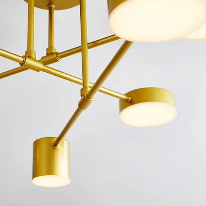 Stylish 6 Light Adjustable Ceiling Fixture for Modern Homes
