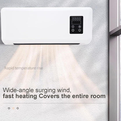 Wall-Mounted Heated Clothes Airer & Room Heater – 2-in-1 Drying & Cooling with Remote Control