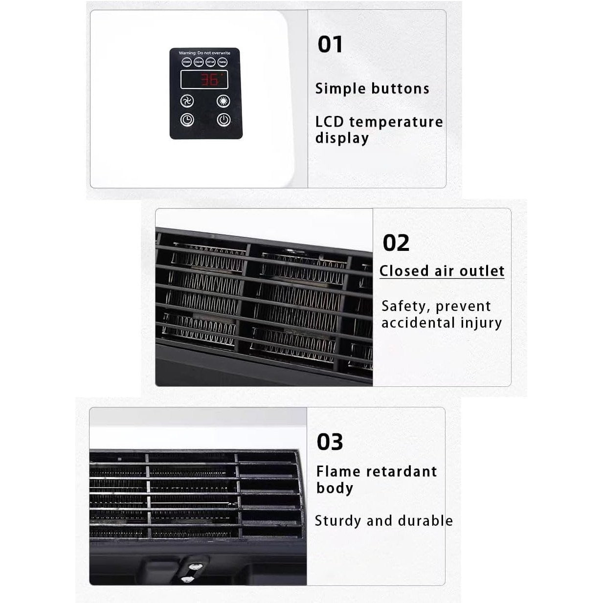 Wall-Mounted Heated Clothes Airer & Room Heater – 2-in-1 Drying & Cooling with Remote Control