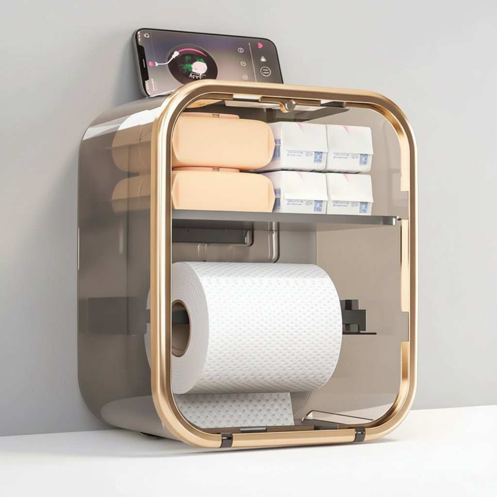 Waterproof ABS Bathroom Storage Box - Pexav