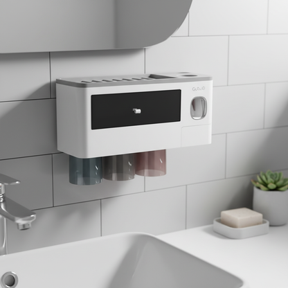 Bathroom Wall Mount Toothbrush Holder - Pexav
