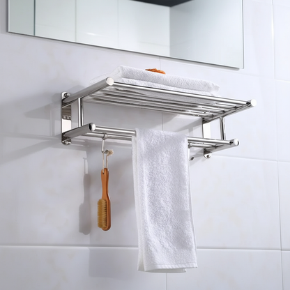 Stainless Steel Bathroom Towel Holder - Pexav