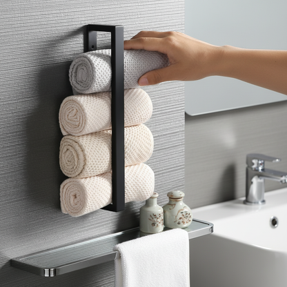 Stainless Steel Bathroom Towel Rack - Pexav