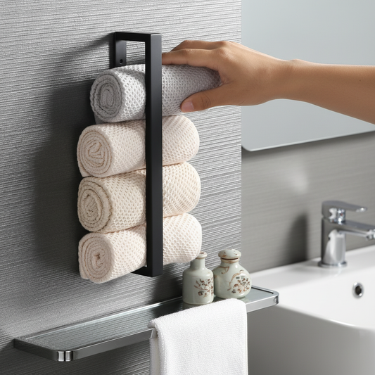Stainless Steel Bathroom Towel Rack - Pexav