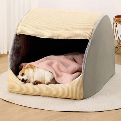 Soft Deluxe Orthopedic Dog Bed for Warm Comfort