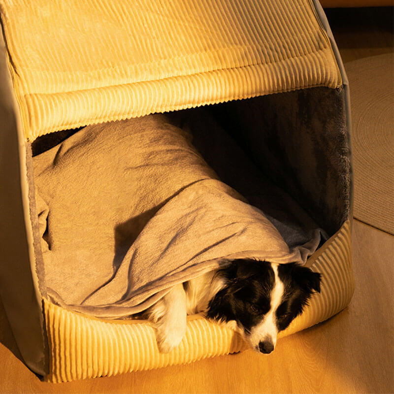 Soft Deluxe Orthopedic Dog Bed for Warm Comfort