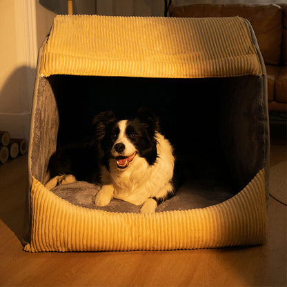 Soft Deluxe Orthopedic Dog Bed for Warm Comfort