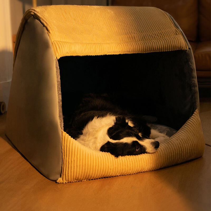 Soft Deluxe Orthopedic Dog Bed for Warm Comfort