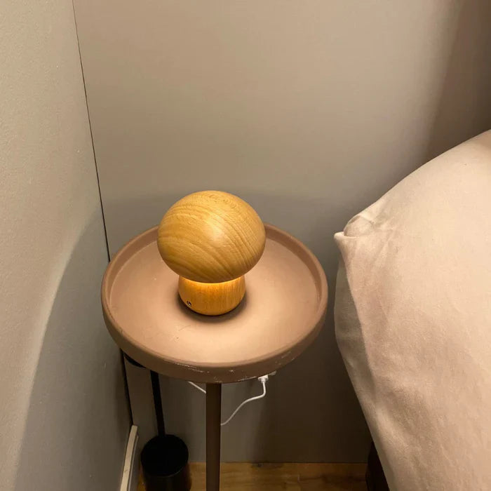 Warm LED Mushroom Night Light with Touch Sensor and Adjustable Brightness – Unique Home Decor for Cozy Ambiance 8