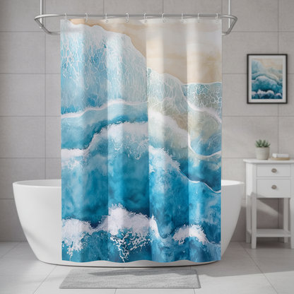Waterproof Mildew Resistant Bathroom Curtain - Pexav