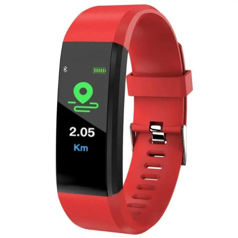 Swimproof Sports Smartwatch with Pulse & Blood Pressure Tracker