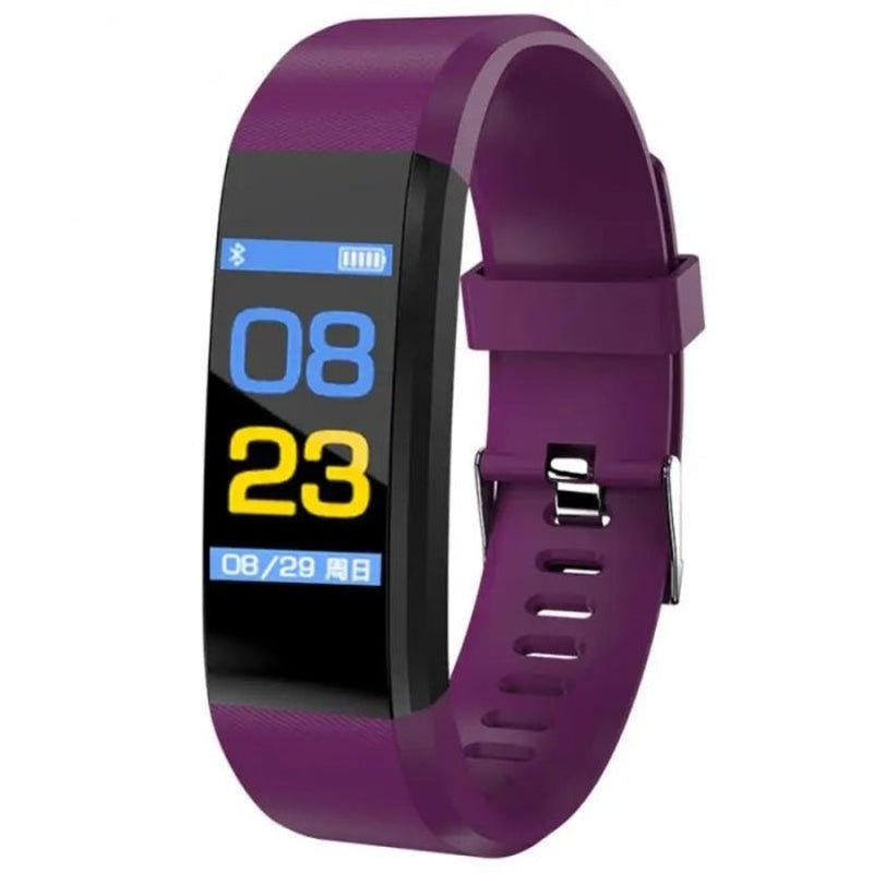 Swimproof Sports Smartwatch with Pulse & Blood Pressure Tracker