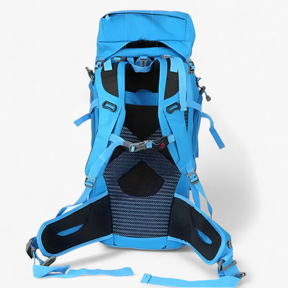 Durable 65L Hiking Rucksack with Comfortable Straps and Extra Compartments