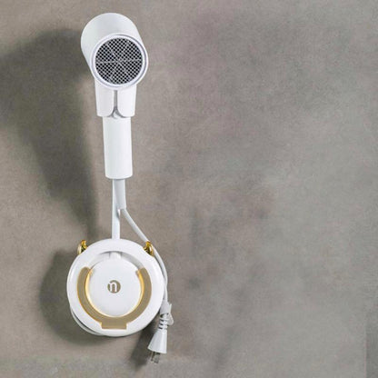 Wall Mount Adjustable Adhesive Hair Dryer Holder - Pexav