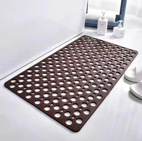 Anti-Slip Bathroom Shower Mat with Quick Drain