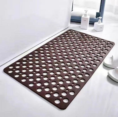 Anti-Slip Bathroom Shower Mat with Quick Drain