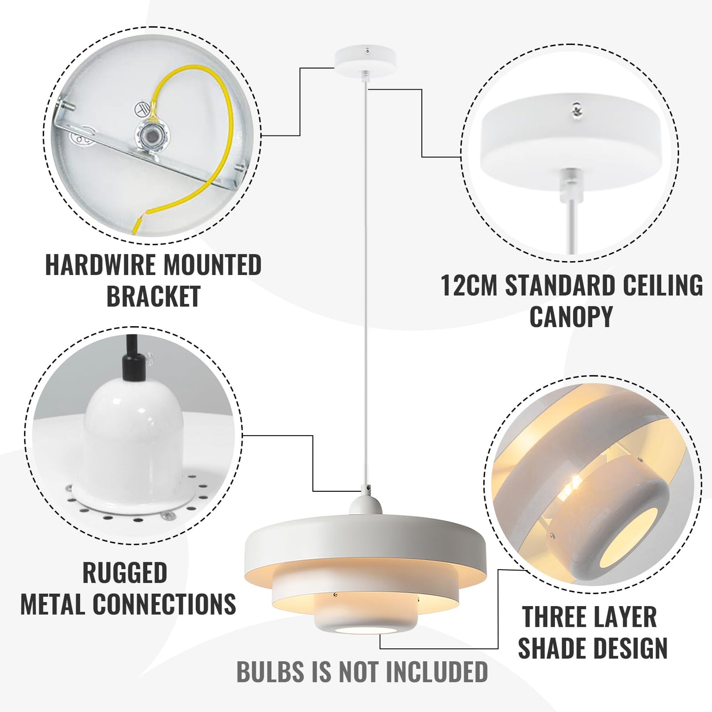 Vintage Metal Industrial Style Pendant Lamp