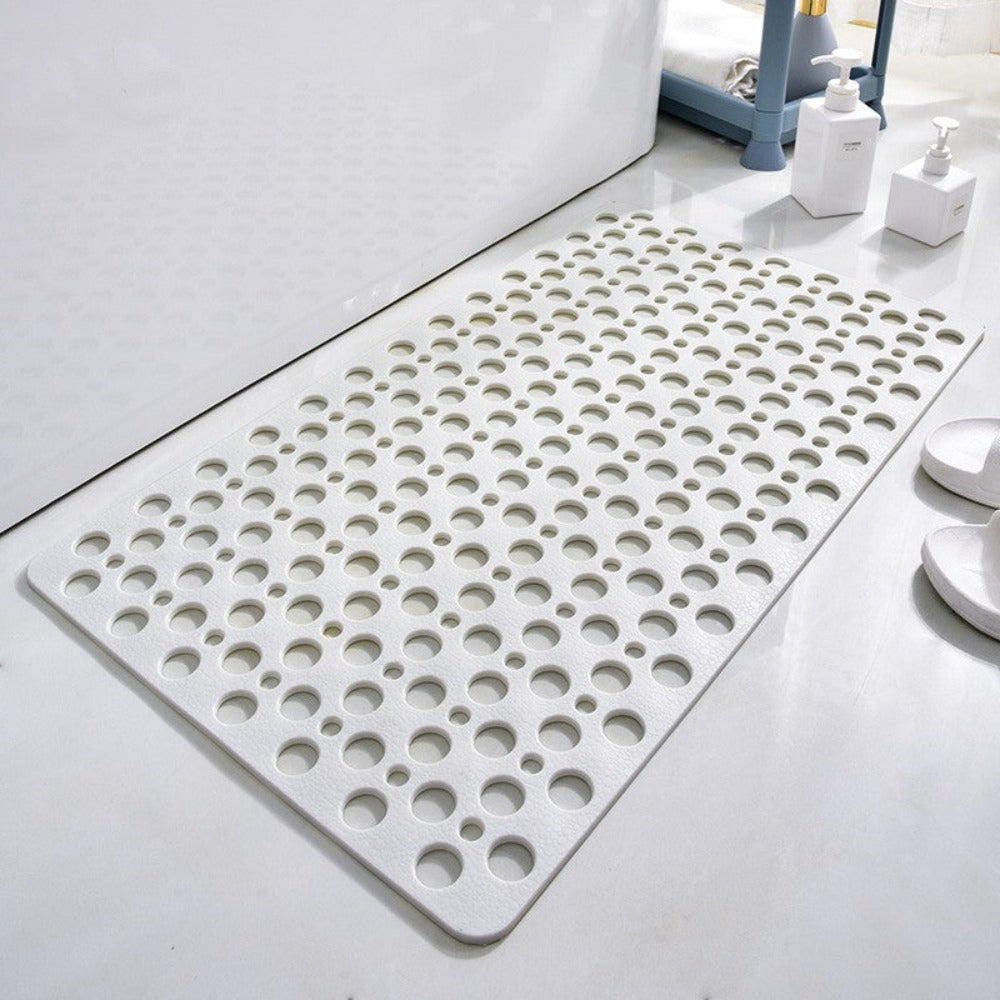 Anti-Slip Bathroom Shower Mat with Quick Drain