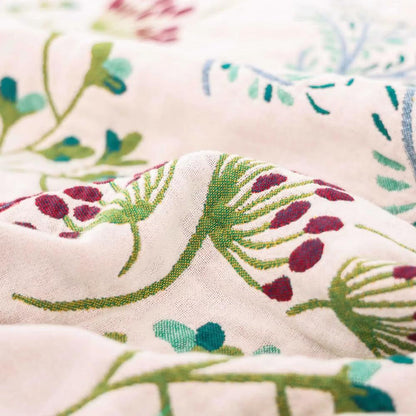 Soft Floral Pattern Throw Blanket