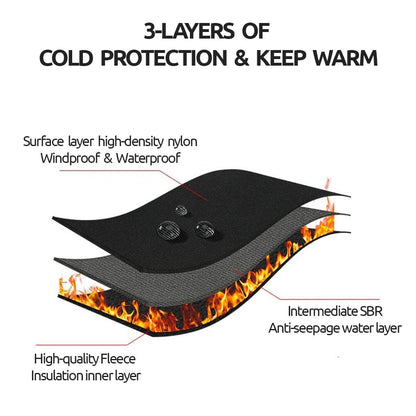Warm Waterproof Insulated Skiing Gloves for Men Women