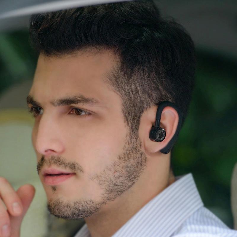 Wireless Headset with Dual Device Connection and Noise Cancelling Microphone – Ergonomic Bluetooth Headphones for Clear Calls and Comfort 1
