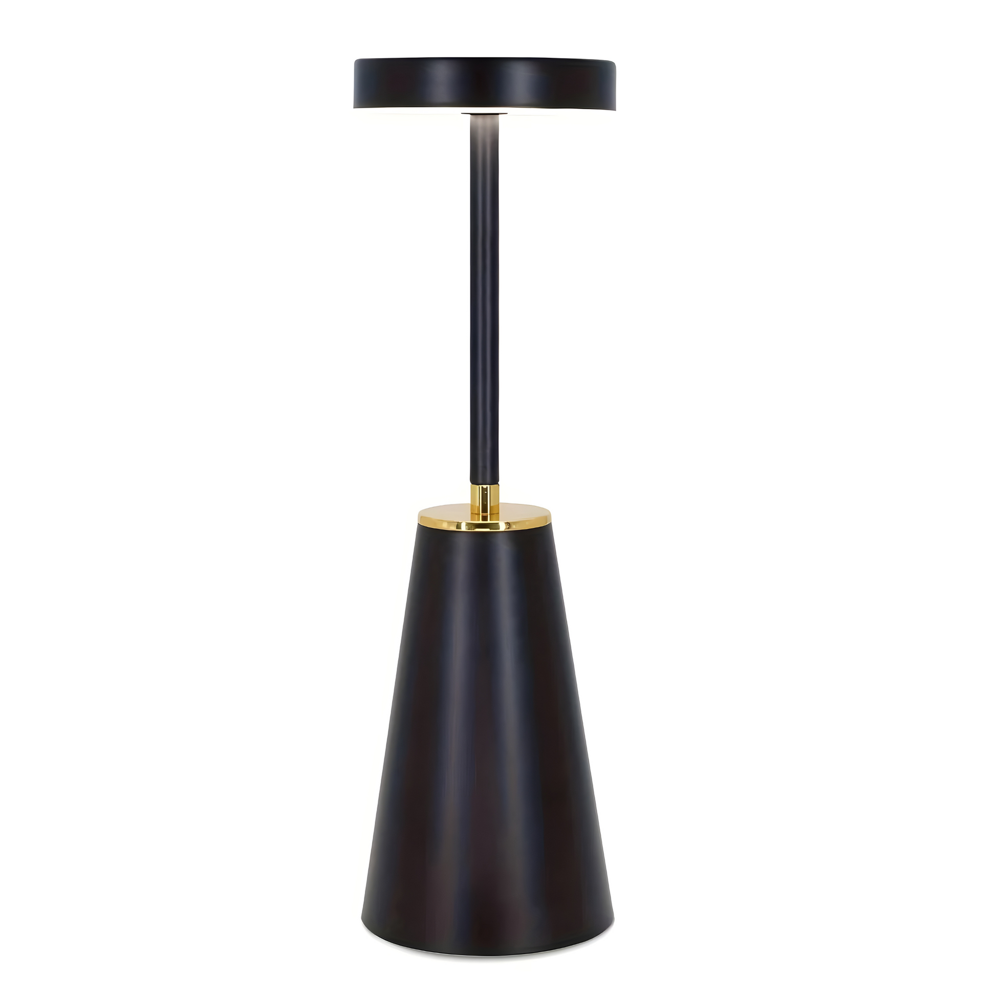 Wireless LED Table Lamp with Touch Dimming – Cordless Modern Bedside or Desk Light in Black or White 0