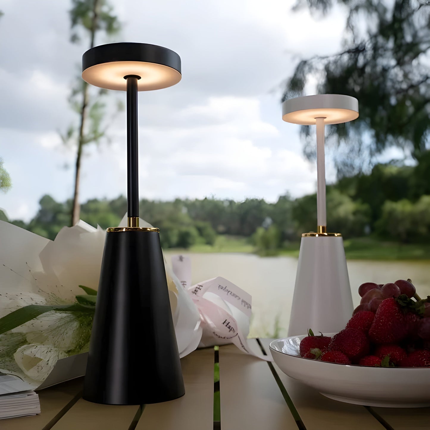 Portable Rechargeable Desk Lamp with Dimmer - Pexav