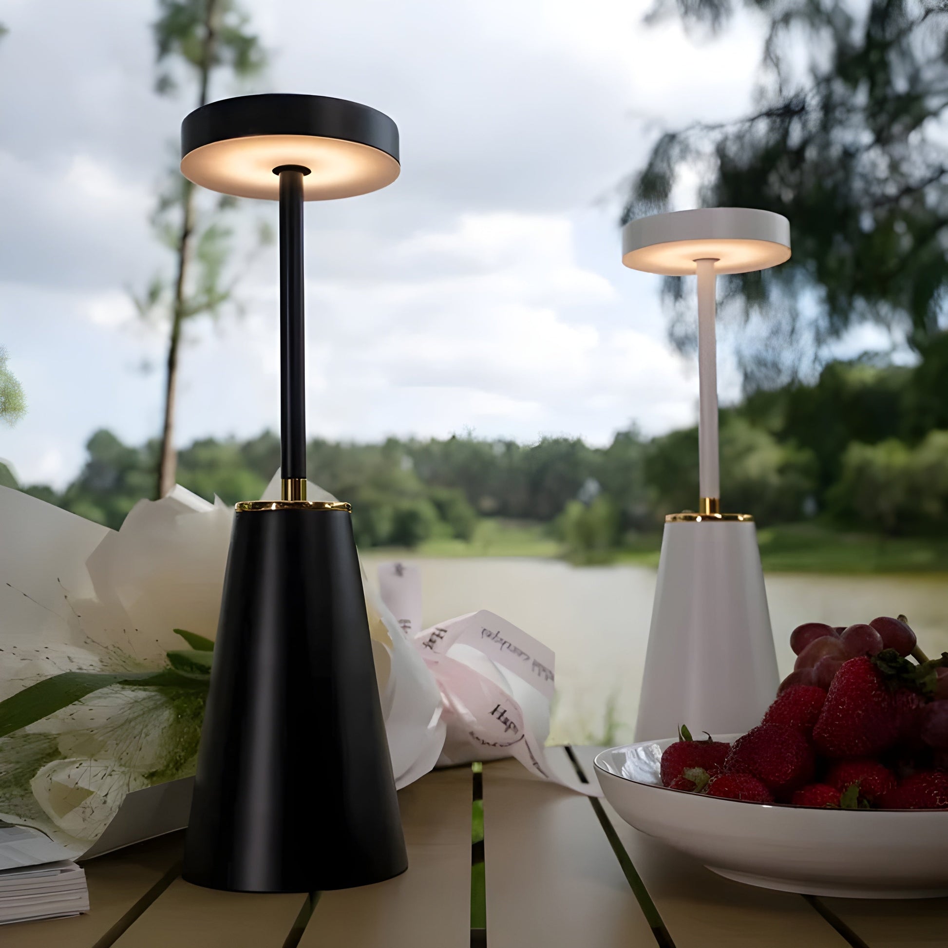 Portable Rechargeable Desk Lamp with Dimmer - Pexav