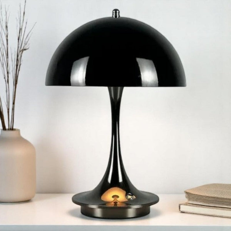 Wireless Mushroom Lamp – Scandinavian Design, Soft LED Light, Portable, Rechargeable, 9 in Height 4