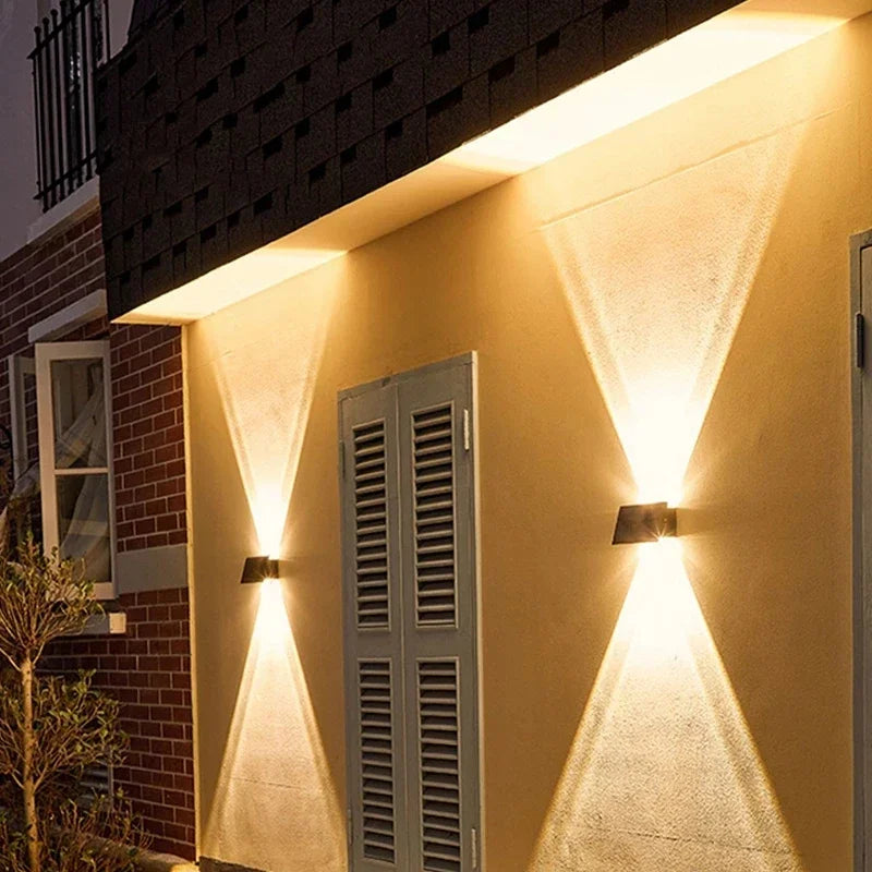 Wireless Solar Outdoor Wall Lamp – Weatherproof LED Light for Gardens, Patios, and Balconies 1