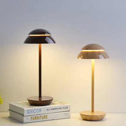 Wireless Table Lamp with Touch Control – Cordless, Modern Scandinavian Design for Bedside or Living Room 1