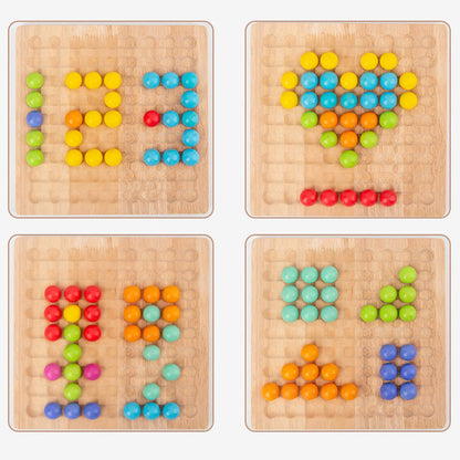 Wooden Educational Bead Sorting Toy