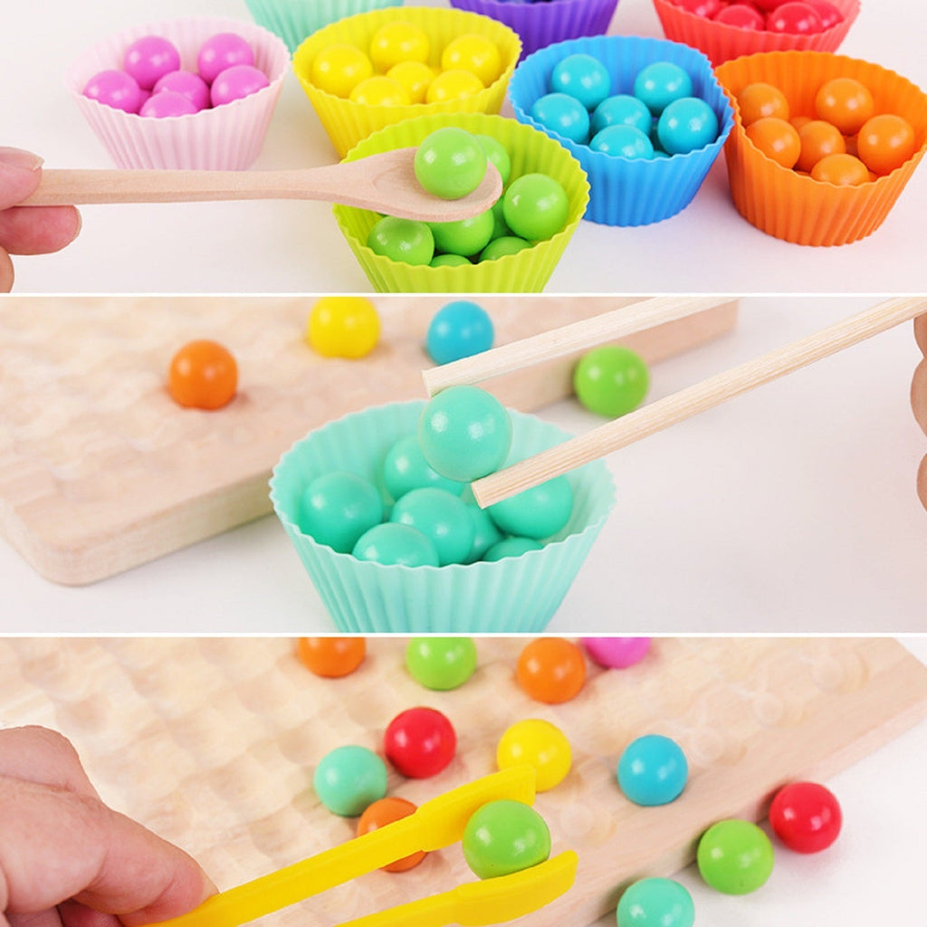 Wooden Educational Bead Sorting Toy