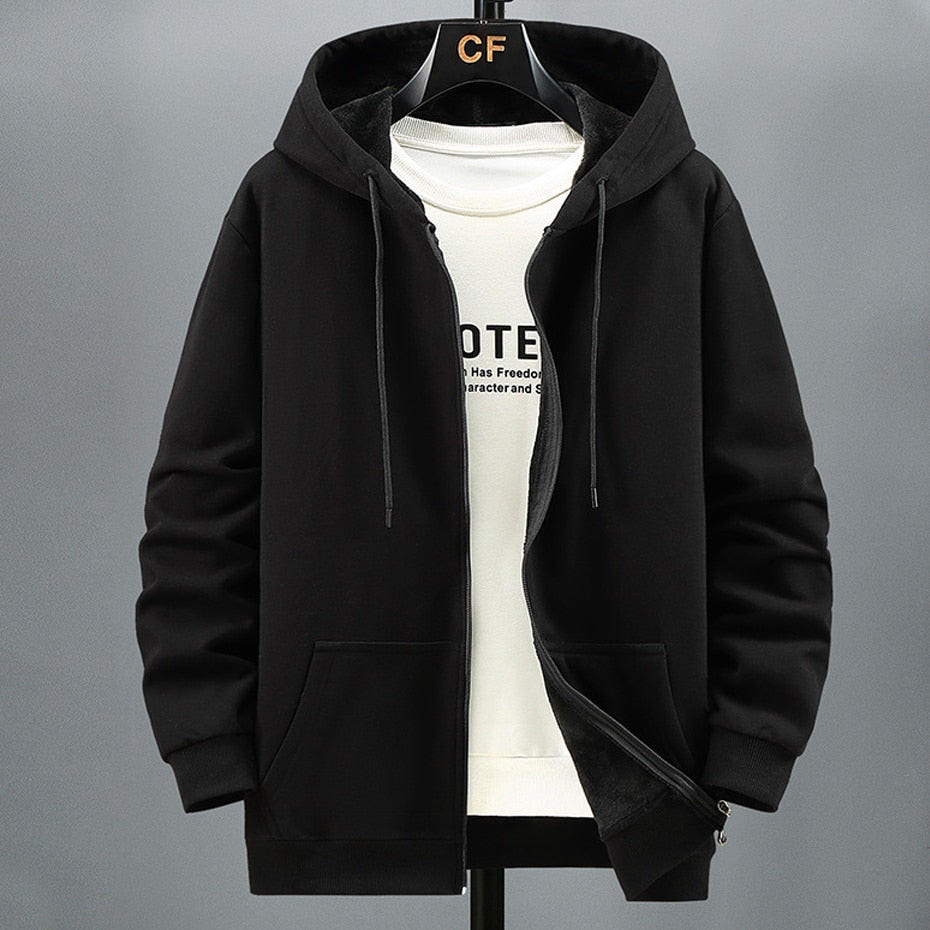 Soft Hoodie Sweater Jacket