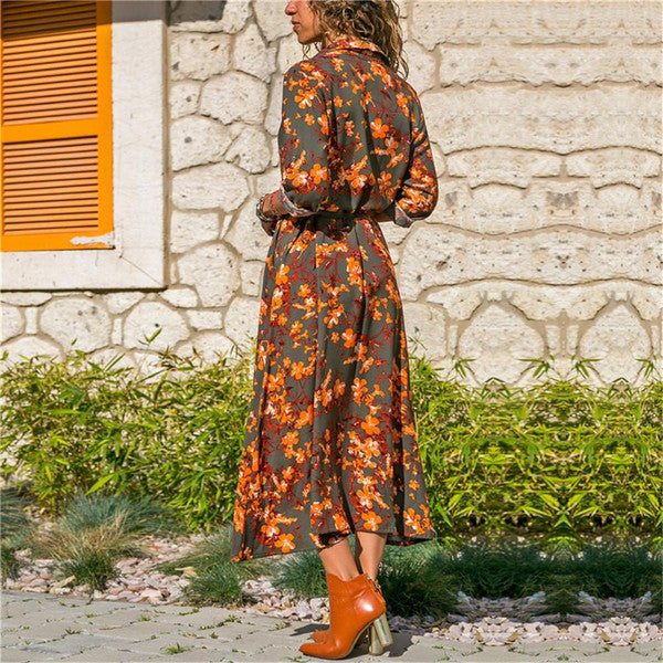 Colorful Floral Summer Dress