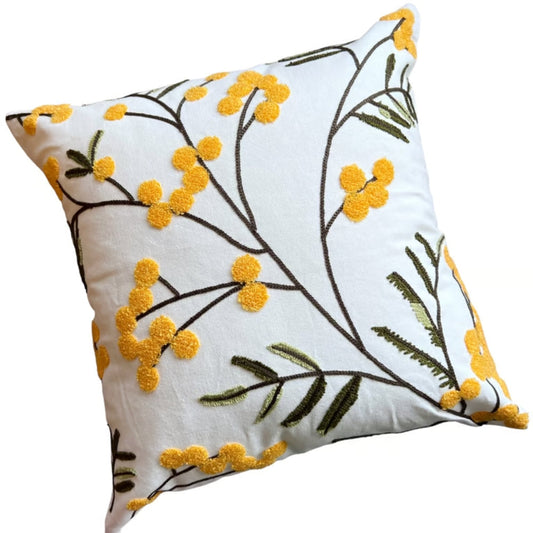 Bright Floral Pattern Pillowcase - Soft Microfiber, Machine Washable - Pexav