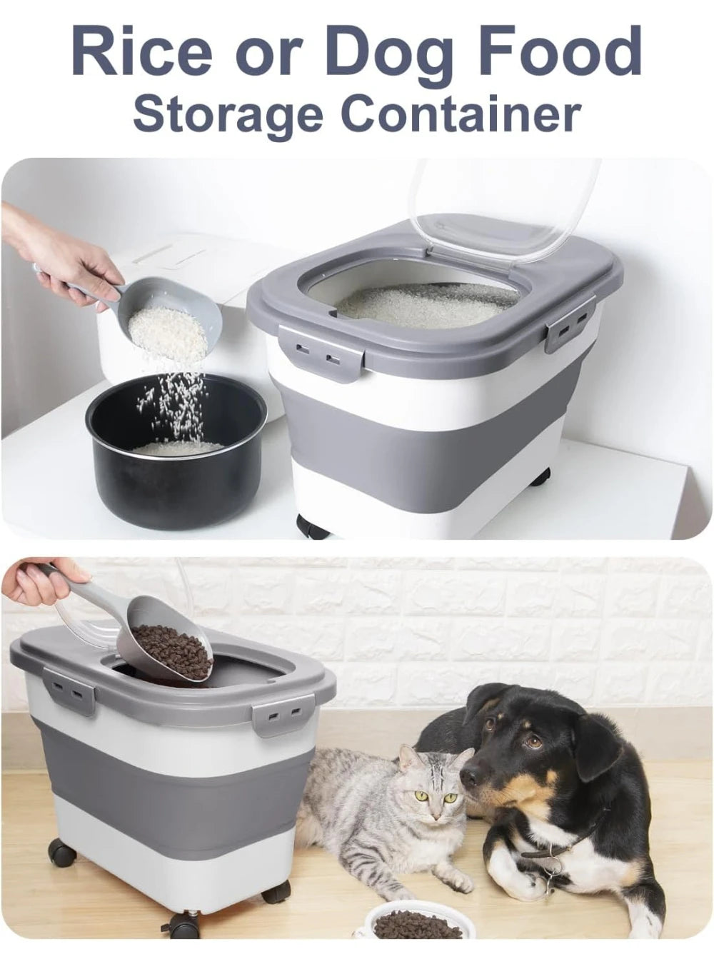 Collapsible Extra Large Kitchen Container