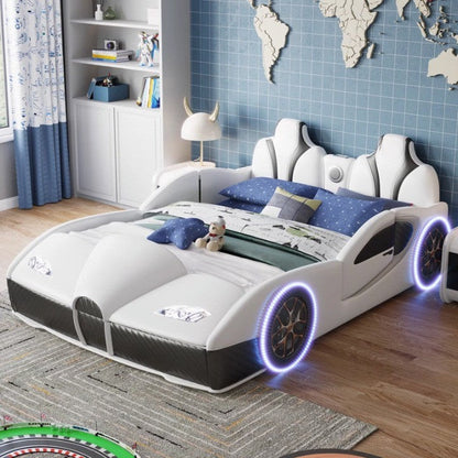 Turbo Speed Racing Car Boys Bed
